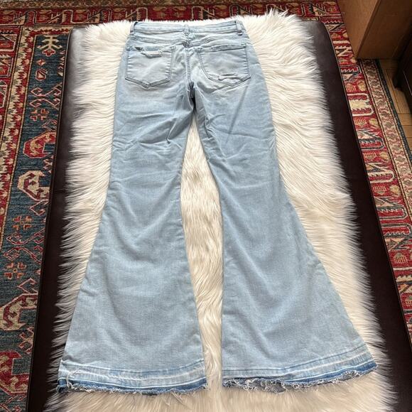 Vervet by Flying Monkey Unwavering Bella High Rise Flare Jeans - Picture 8 of 10